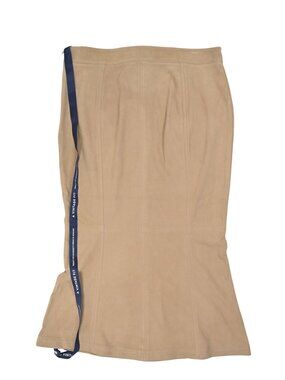A Vintage Fit Suede Skirt in Sand
